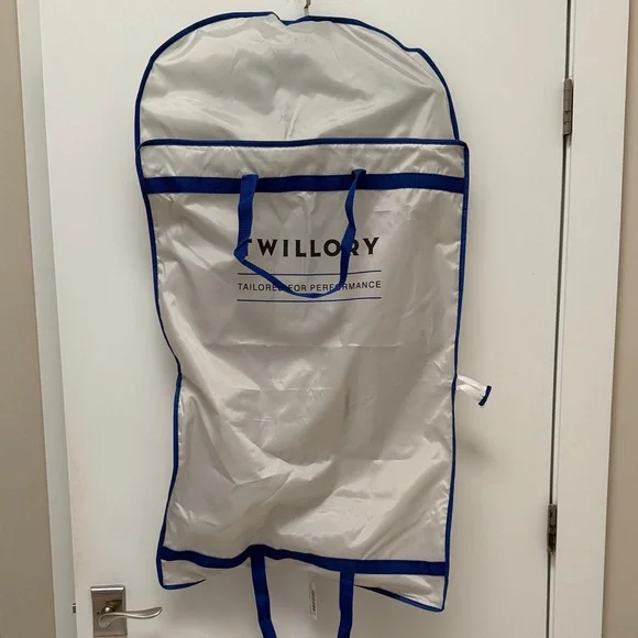 Mens Twillory Black Performance Blazer 46R Sport Coat 2 Button washable - Picture 8 of 9